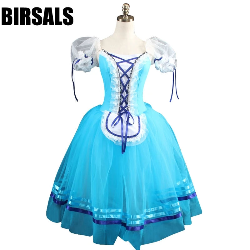 Blue Bird Giselle International Ballet Competition Round I Giselle Variation Women Professional Ballet Tutu Dress BT8904B