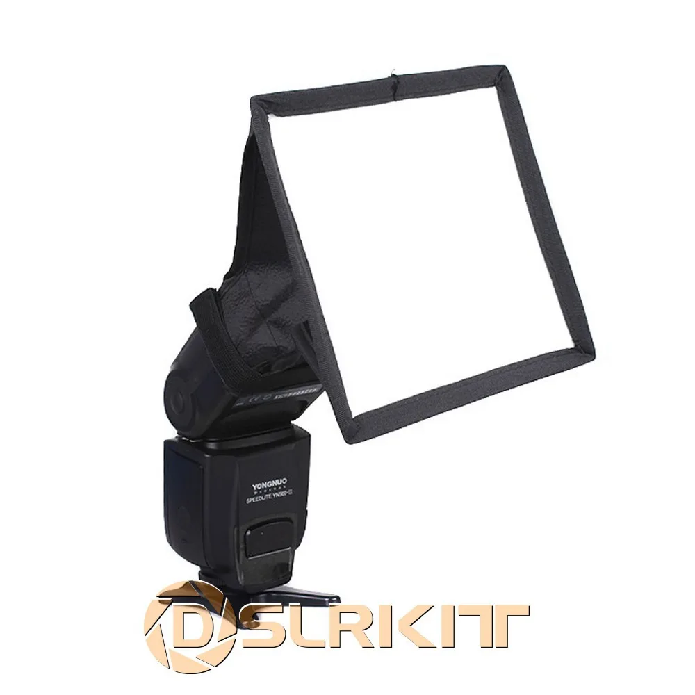 DSLRKIT портативный софтбокс для вспышки 15x17 см мини-софтбокс Canon Nikon Pentax Sony |