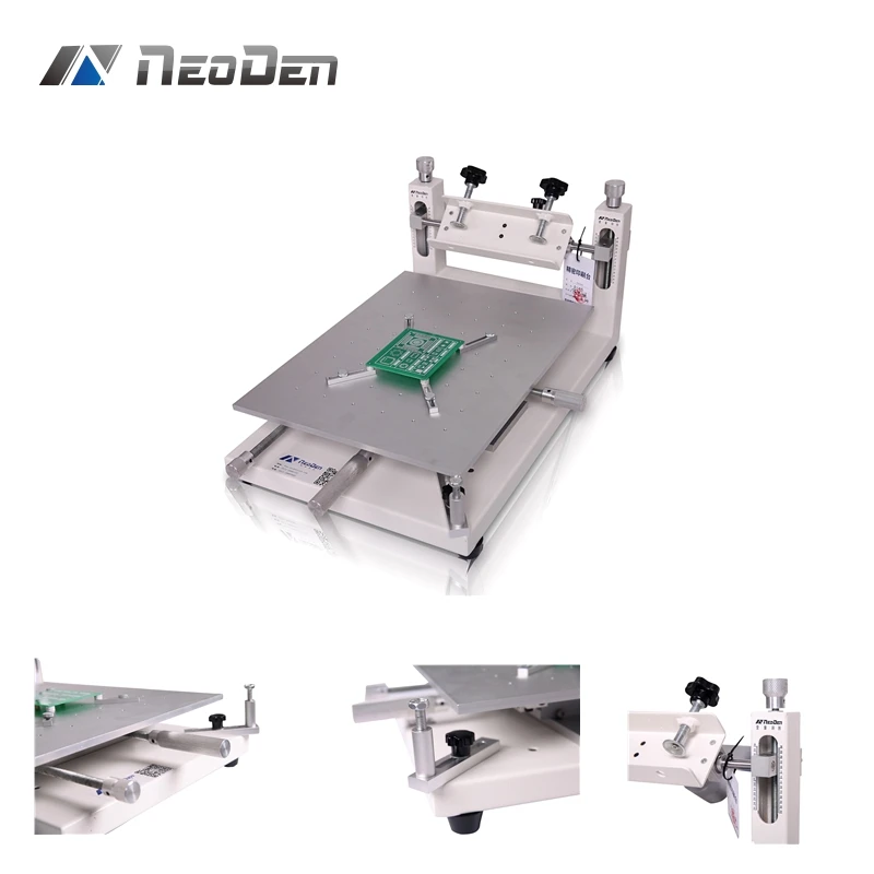 SMT трафарет принтера ручной Neoden PM3040 паяльная паста принтер для SMD