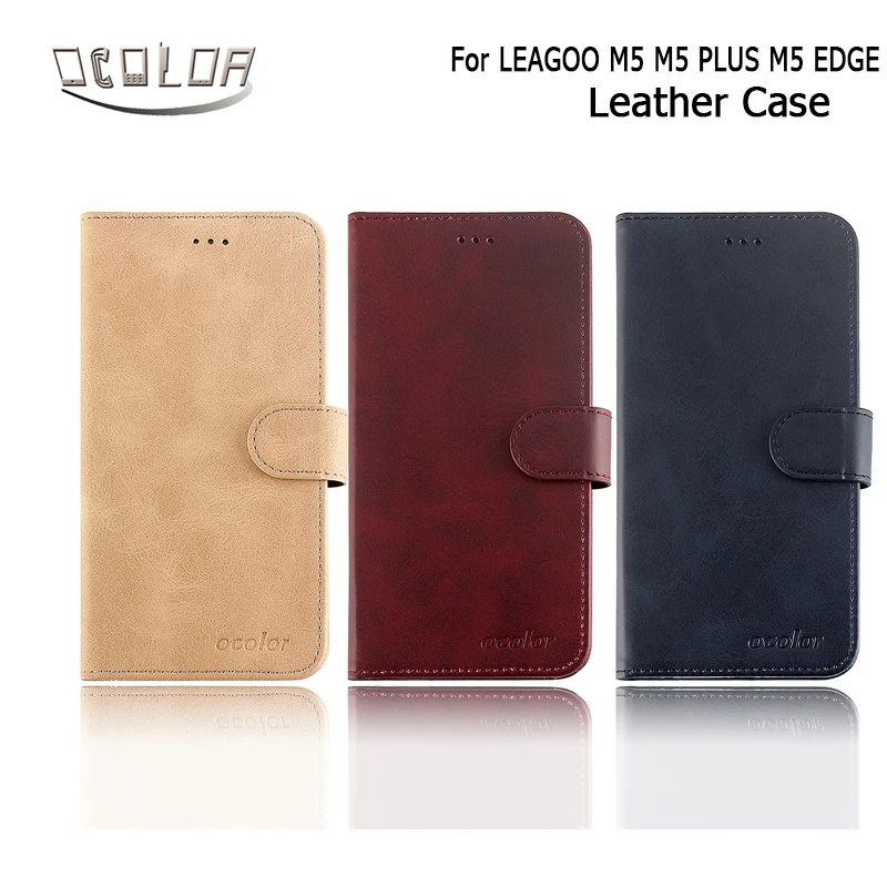 Ocolor для LEAGOO M5 PLUS EDGE чехол из искусственной кожи с карманом карт Роскошный