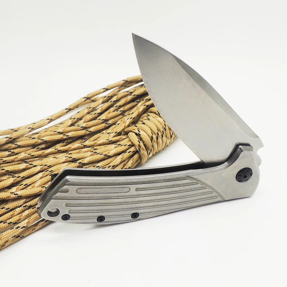 Тактический складной нож ZZSQ ZT0808 D2 лезвие стальная ручка для выживания кемпинга