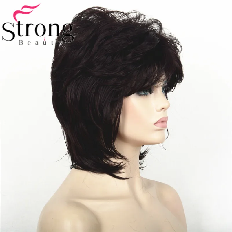 L-1943A #2SP99T black with Deep Wine Burgundy fasthion wig (4)