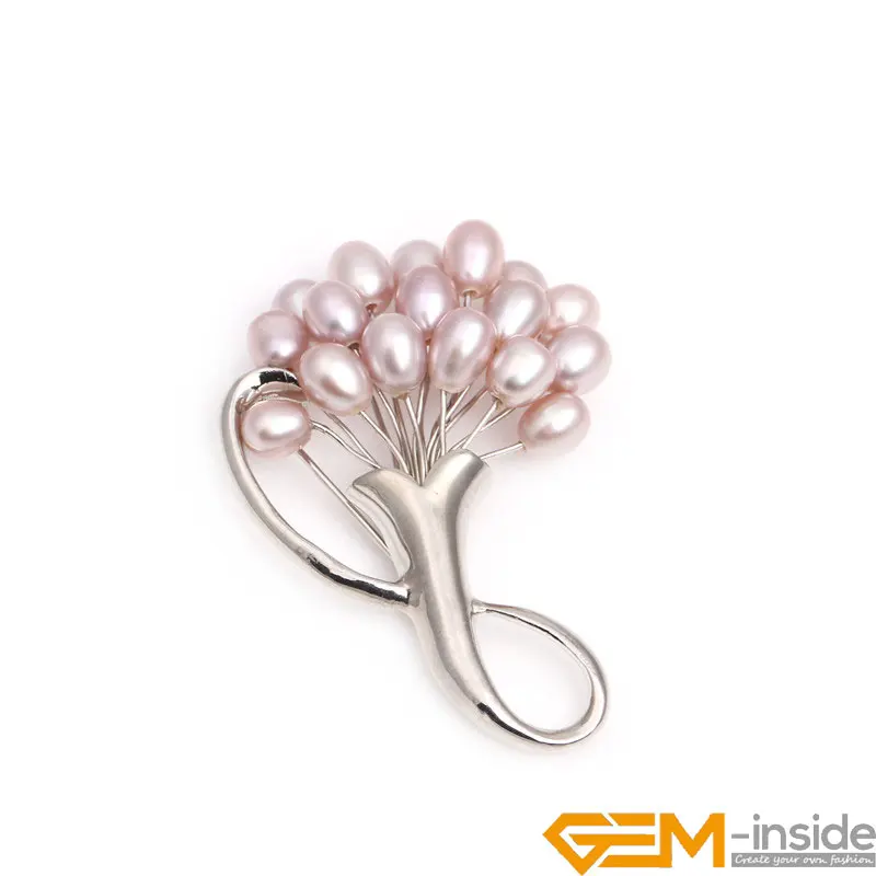 

Brooch:Real Freshwater Pearl & 50x65mm Silver Plated Flower Frame Classical Jewelry Brooch For Party For Gift ! Hot Item !