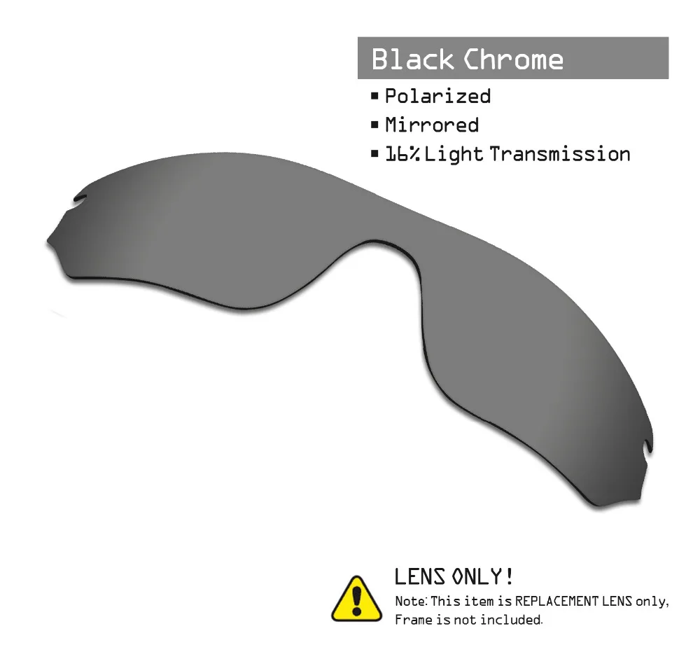 SmartVLT 5 Pieces Polarized Sunglasses Replacement Lenses for Oakley RadarLock Edge - 5 Colors