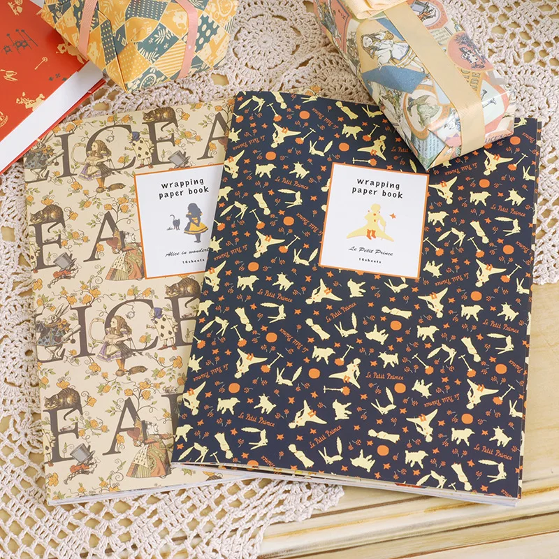 

Scrapbooking Paper pack,16sheets/pack,16 design, Little Princess & Prince pattern Gift wrapping paper book,origami,DIY craft