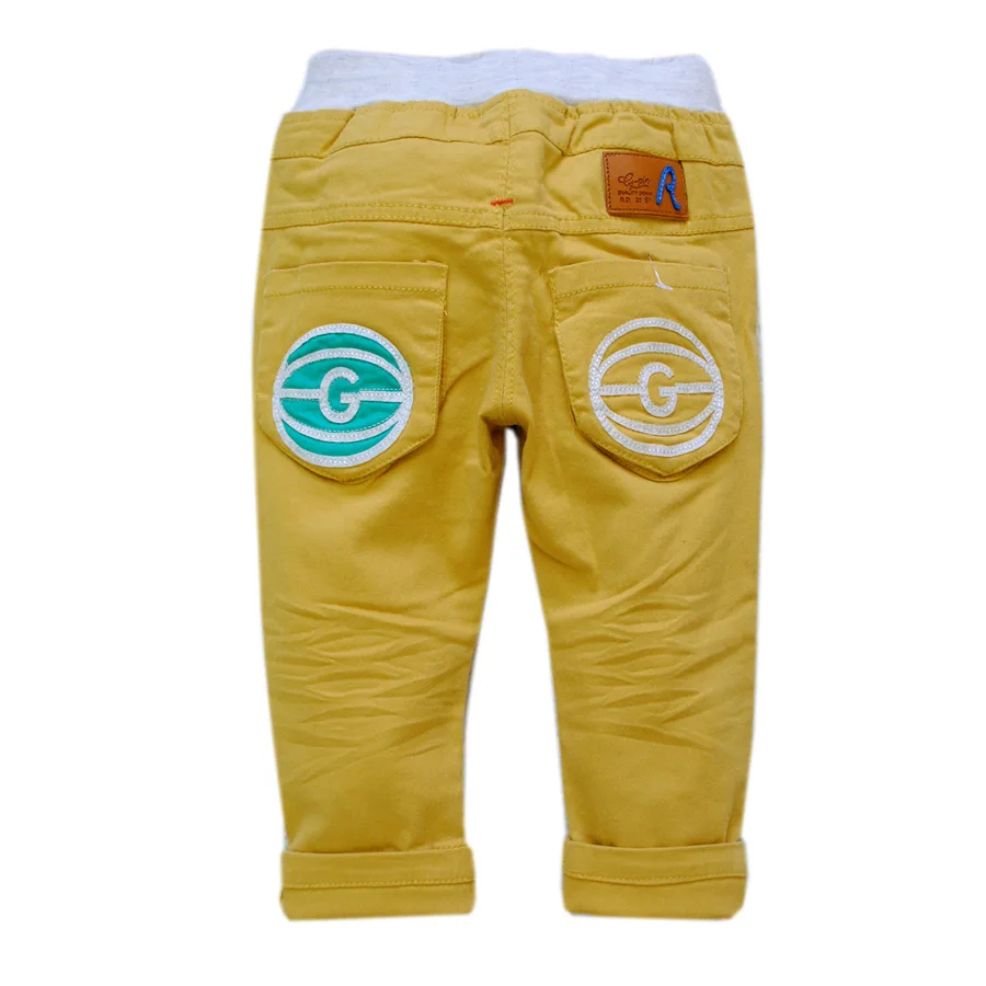 5950 baby yellow trousers casual pants boys & girls pants spring autumn