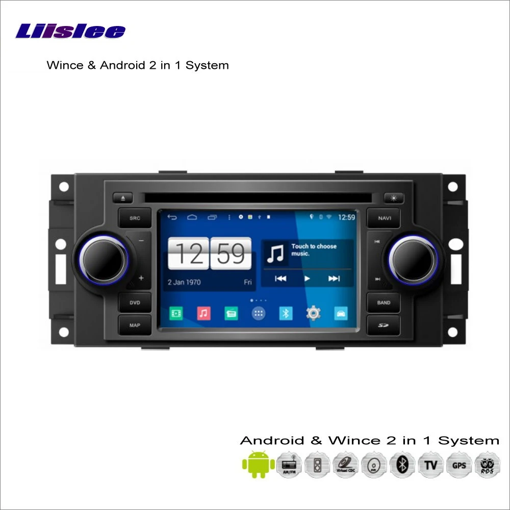 Flash Deal Liislee Car Android For Jeep Grand Cherokee / Compass / Commander Radio DVD Player GPS Nav Navigation Audio Video Stereo System 3