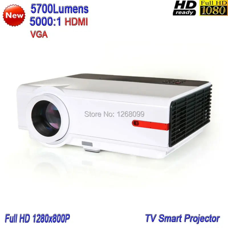 2017 New 5700 Lumens Game Projector Full HD 1080P Digital Home Theater Projector Full HD 1080P