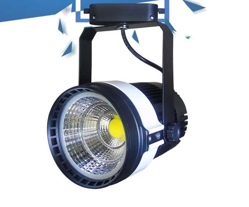Fanlive w Cob Luz Pista Luzes Ferroviárias Holofotes Igual 150 300 Halogênio Lâmpada Quente - Frio Branco Ac85-265v 15 Pcs 30 20 17 Luzes e Iluminação