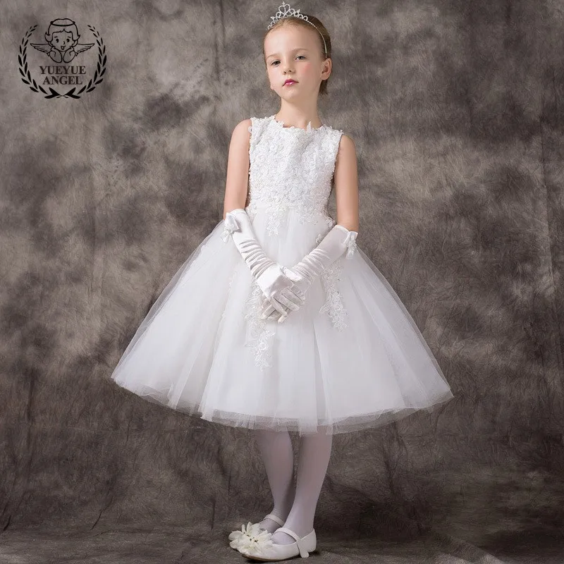 

White Lace Dress Evening Party Wedding Elegant Dress For Girl Princess Sarafan Dresses Sequin Clothes For Girls 12 Years Old