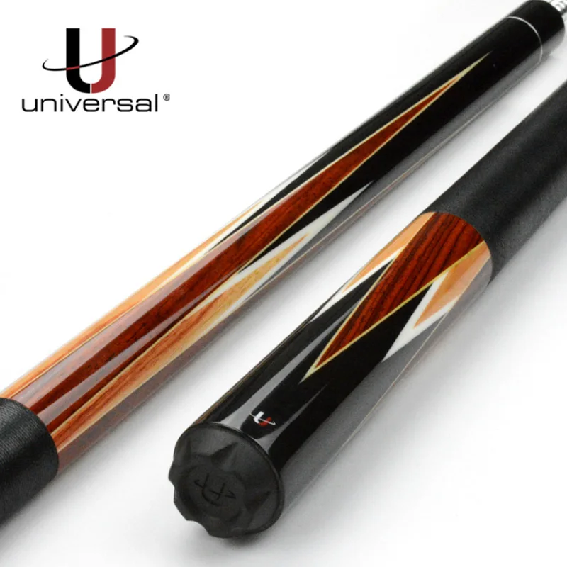 New Universal Gusset-insert Pool Cue Original 12.75mm Tip UN112-4 Black 8 with Protector | Спорт и развлечения
