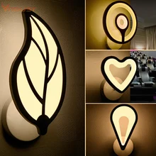 Modern Simple LED Wall Light Acrylic Material sconce For font b Home b font Bedroom Bathroom