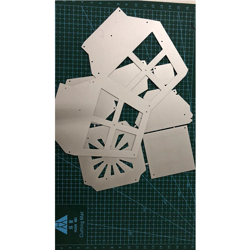 3D стоячий фонарь металлические режущие штампы трафареты для рукоделия