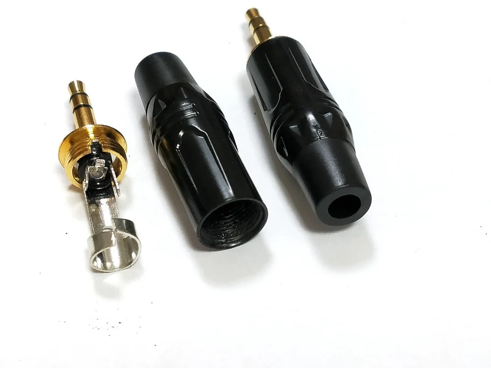 1000pcs Stereo 3 5mm 3 Pole Repair Headphone Jack Plug Connector Cable Audio Adapter Connector Audio Jack 3 5mm Plug