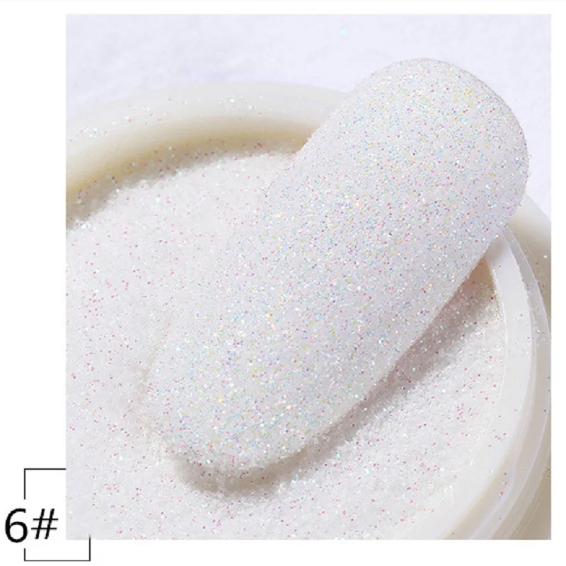 1 коробка Fine-Ultra Fine Fairy Dust белый Радужный косметический Блеск Shimmer эффекты для украшения ногтей Блеск для ногтей