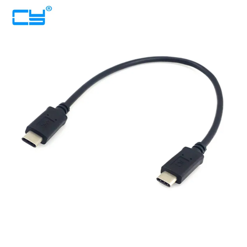

30cm USB-C USB 3.1 Type C Male Connector to Male Data Cable for Tablet & Phone & Hard Disk Drive