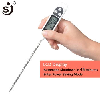 

SJ Kitchen Thermometer Hot Sale Digital For Meat Water Milk Cooking Food Probe BBQ Electronic Oven Thermometer Kitchen Tools
