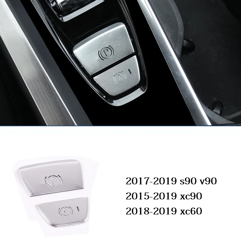 Auto Zubehör für Volvo xc90 xc60 s90 v90 s60 v60 elektronische handbremse p  LICHT taste pailletten auto aufkleber - AliExpress
