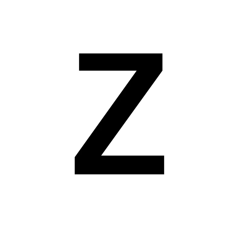 Z Унисекс, золото, серебро, цвет, A-Z, 26 букв, первоначальное имя, кольца для мужчин и женщин, геометрический сплав, креативные кольца на палец, ювелирные изделия - Цвет основного камня: Z