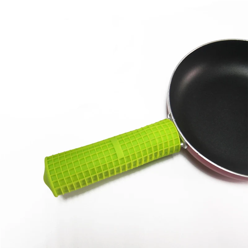 Unique Kitchen Silicone Pot Pan Handle Saucepan Mitts Grip Cover