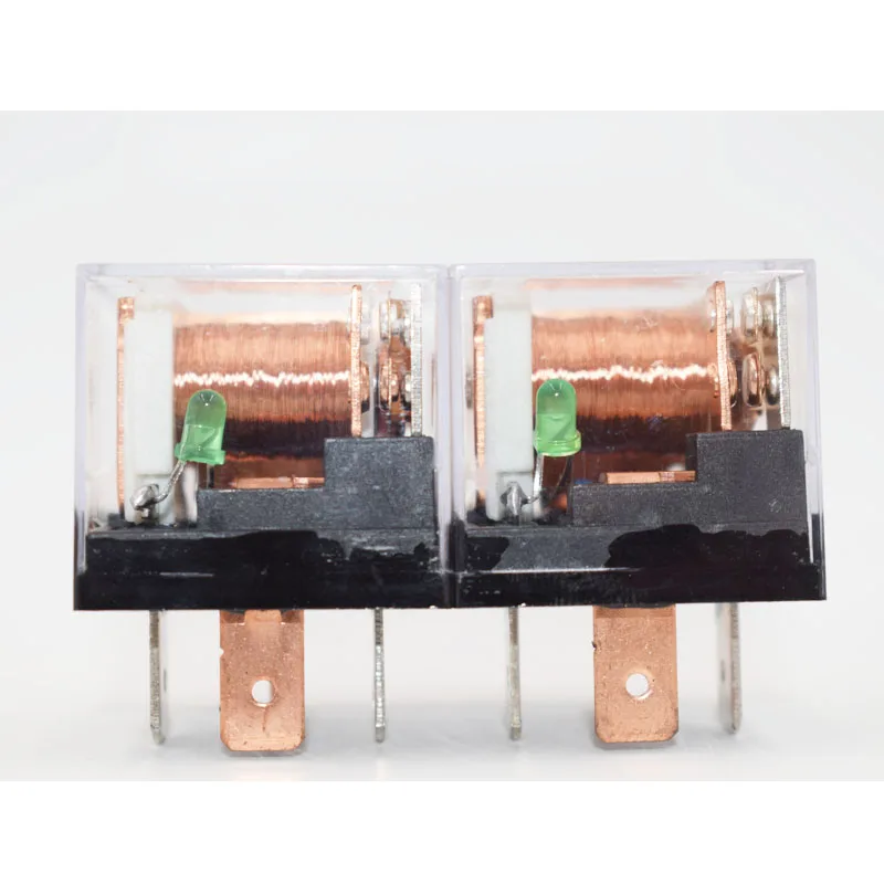 

10pcs 5 pins waterproof 12V 80A Transparent shell relay car relay with LED