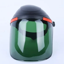 Protective Mask PC Lens Electric Welding Helmet Face Shield Dustproof Gas Maske Sweatband Outdoor Safety Work Heads Welding Tool