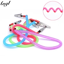 4 шт./лот Стоматологический нагрудник клип стоматологический для ротовой полости поставки шарф клип/Держатели салфеток/весна веревка зубные инструменты Стоматолог лаборатории материал