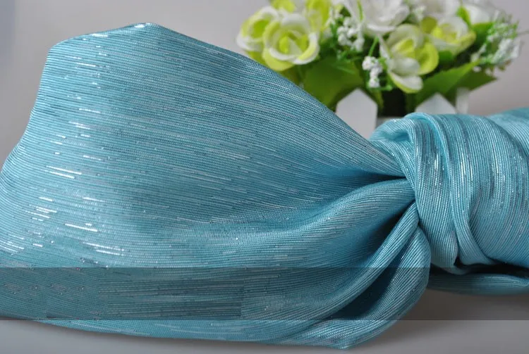 138 см ширина синий металлические ткани из хлопка для DIY платье хлопчатобумажная ткань лоскутное