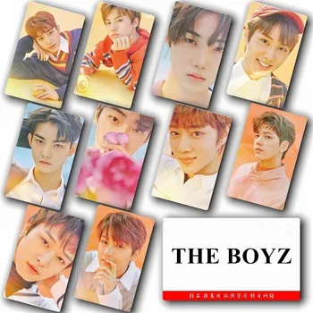 

KPOP The Boyz Sticky Photo Card Fashion Photograph Stickers Poster 10pcs/Set