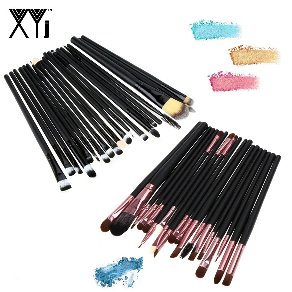 

Makeup Brushes 20 Pcs/Set Eyelashes Shadow Highlighter Foundation Powder Eyeliner Cosmetics Face Brush Pen Pincel Maquiagem Kit