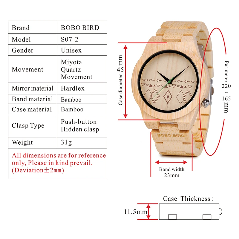 Бобо птица натуральные часы из бамбука relogio masculino для мужчин и женщин кварцевые наручные часы ручной работы relogio часы с коробкой L-S07