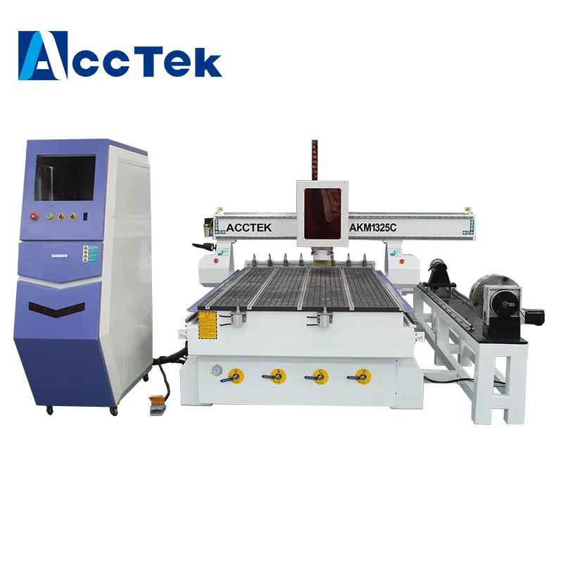 

Multi function Automatic Tool Changer CNC Machining Center Atc-1325c with rotary axis design