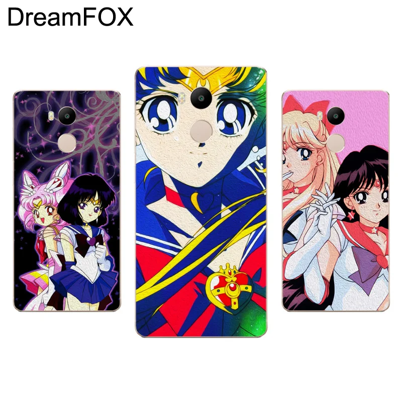 

DREAMFOX M286 Sailor Moon Soft TPU Silicone Case Cover For Xiaomi Redmi Note 3 4 4X 5 5A 6 7 Pro Global