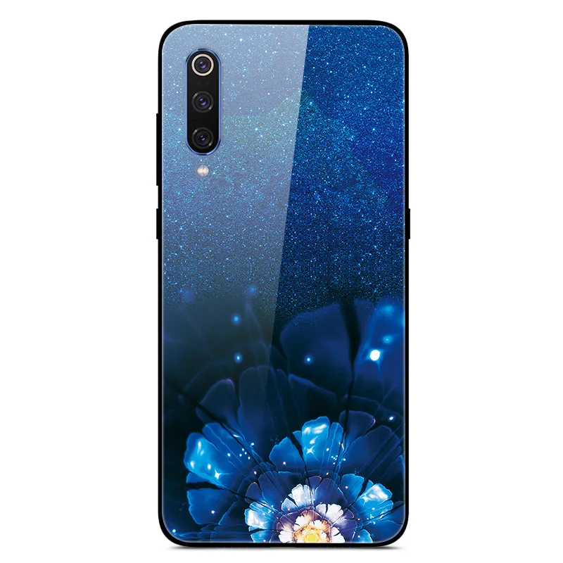 Для Xiaomi mi 9 SE mi 9SE чехол mi 9SE модная задняя крышка из закаленного стекла жесткий чехол для телефона s для Xiaomi mi 9 mi 9 чехол mi CC9 9 Lite - Цвет: 43