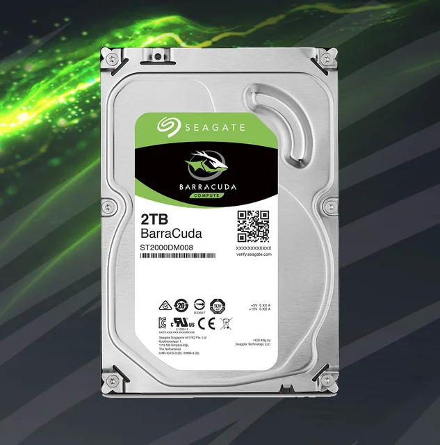 Disque Dur SATA 6Gb/s 2To 7200trs 256Mo Seagate ST2000DM008