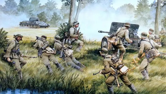 Винтажный постер WW2 с позициями боевого оружия ретро декоративные настенные