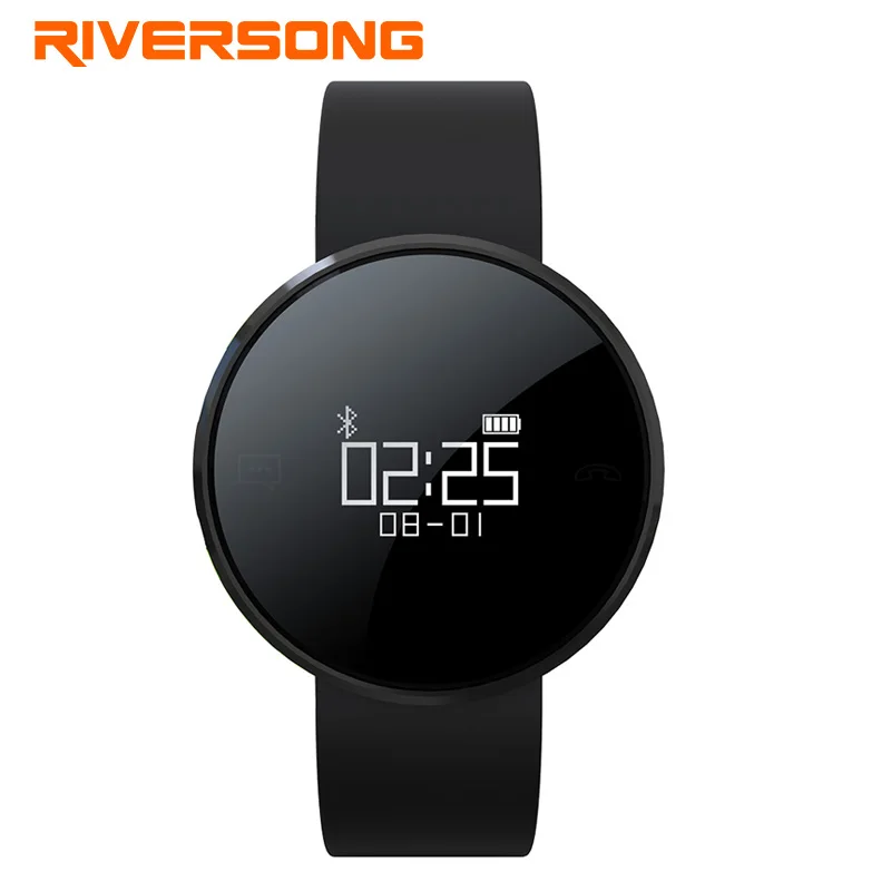 

Riversong Bluetooth 4.0 Smart Bracelet Sport Watch with Sleep Fitness Tracker Calorie for Heart Rate Monitor Blood Pressure