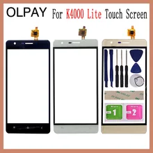 OLPAY 5,0 ''сенсорная панель для Oukitel K4000 Lite сенсорный экран стекло дигитайзер панель объектив сенсор стекло Бесплатный клей и салфетки