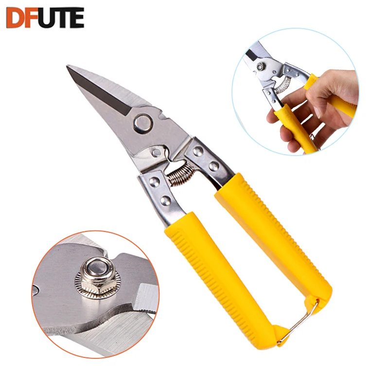 DFUTE Professional high hardness metal Curved blade shears multi
