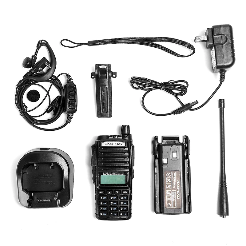 8 Вт Baofeng UV B2 Plus для WalkieTalkie Cb радио Мобильный Comunicador высокой мощности СВЕТОДИОДНЫЙ