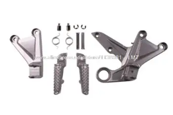 

Motorcycle Front Silver / Black Foot Pegs CBR1000RR 2008 - 2011 fit for HONDA CBR1000RR Footrest Brackets