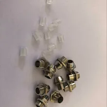 10 шт. 3 мм 5 мм 8 мм 10 мм светодиодный излучающий диод металлический ободок держатель круглый Хромированный Светодиодный светильник с 10 шт. пластиковой крышкой