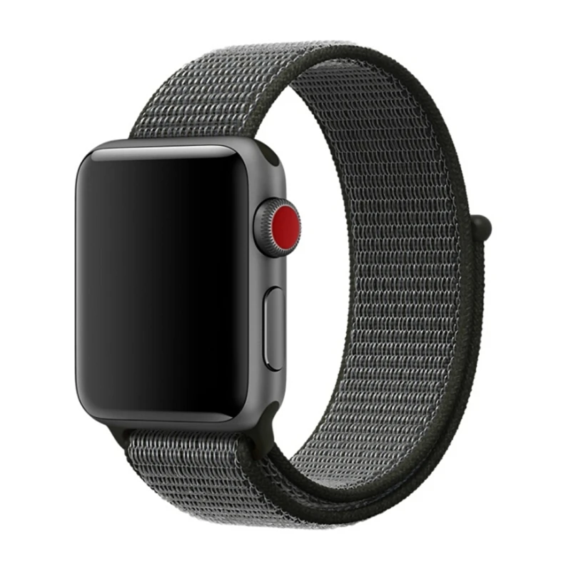 Haweel для Apple Watch Series 3 и 2 и 1 42 мм Простые Модные нейлоновый ремешок с волшебной палочкой