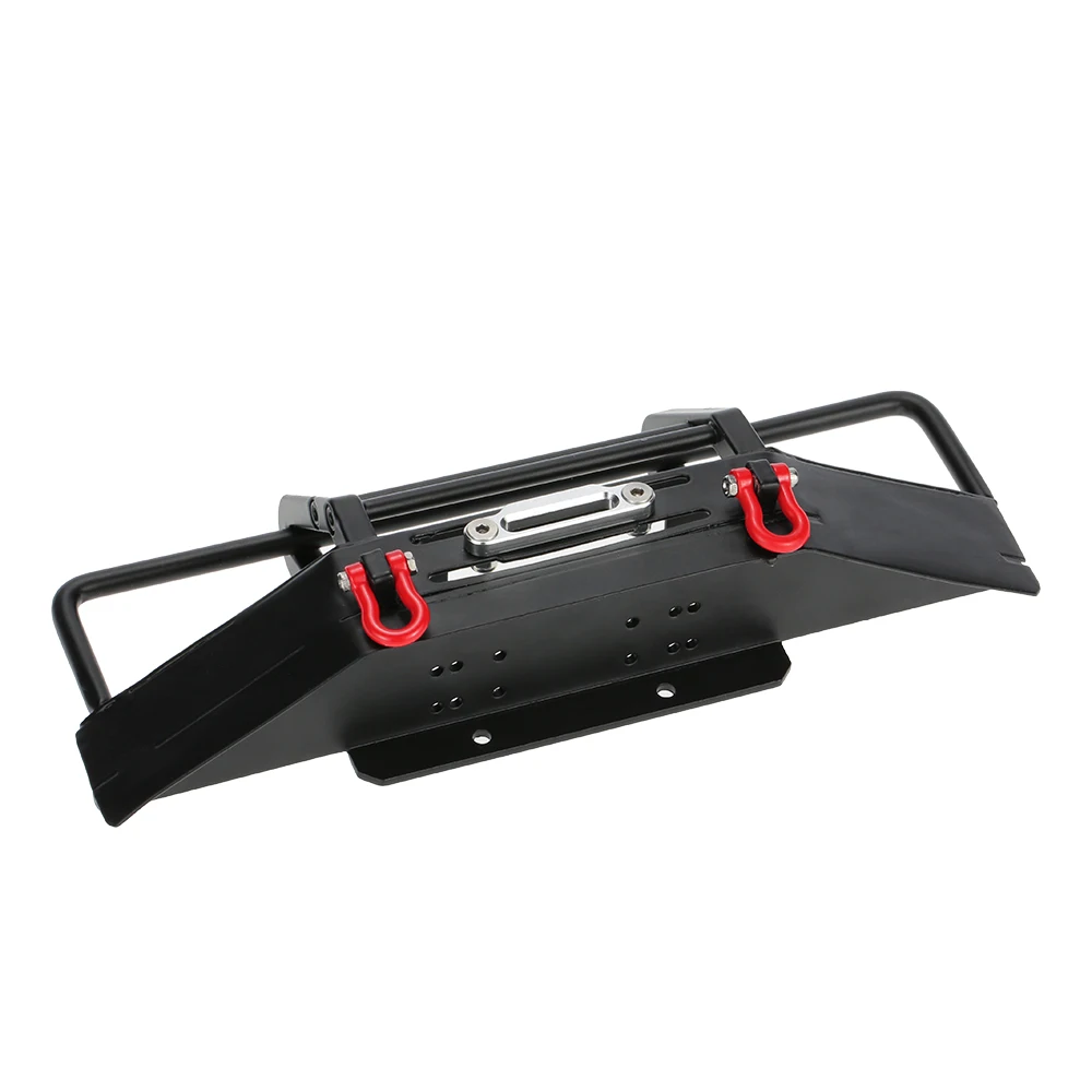 Metal Front Bumper with Trailer Buckle for 110 RC4WD D90 Axial SCX10 RC Rock Crawler (2)