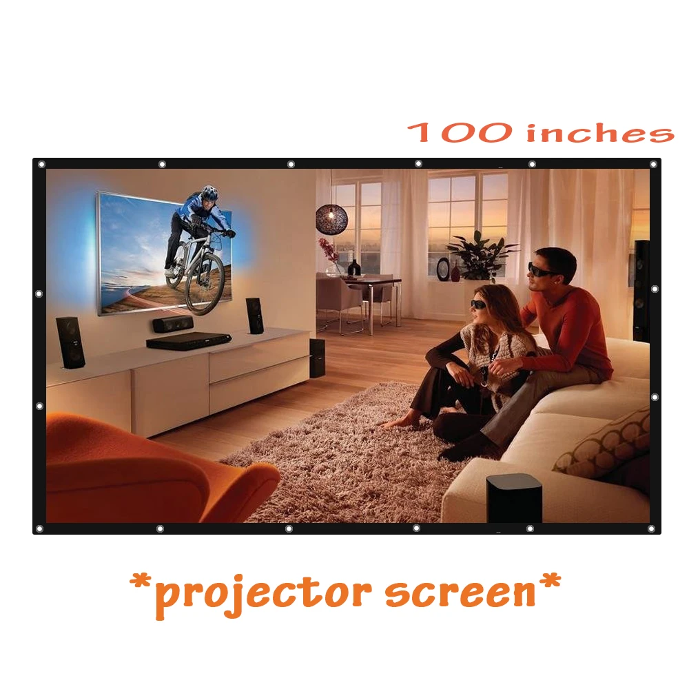 Buy 100 Inch Protable tabletop projector screen for