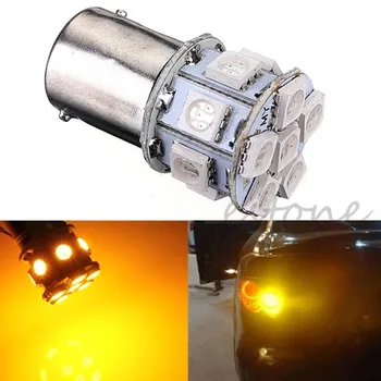 

12V Amber 1156 BA15S P21W 13-LED 5050 SMD Car Turn Tail Signal Light Lamp Bulb