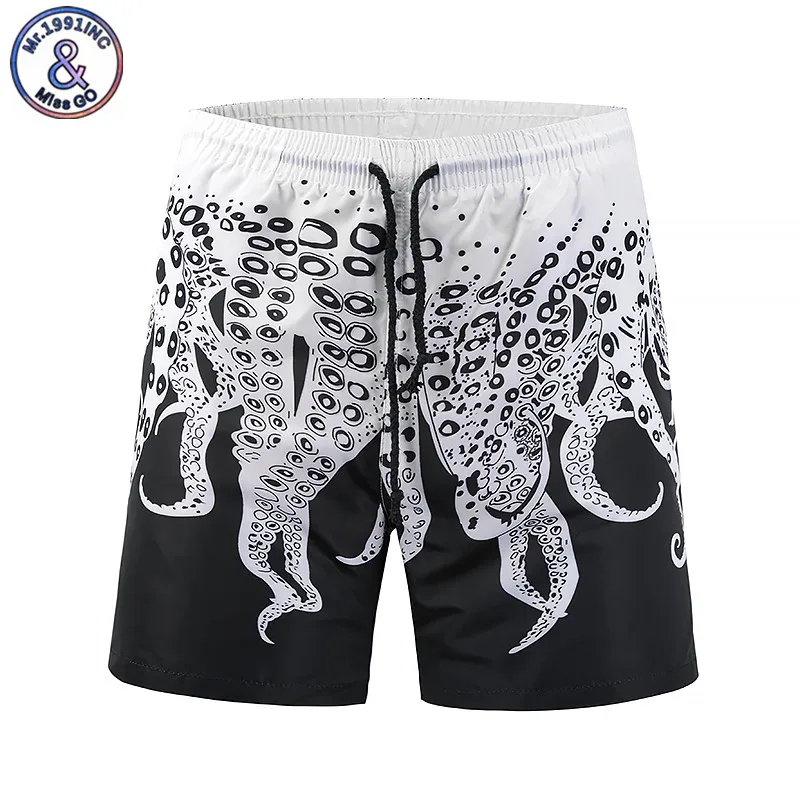 Mr-1991INC-Printed-Octopus-3D-Men-s-Summer-Beach-Shorts-Boardshorts-Elastic-Short-Bottom
