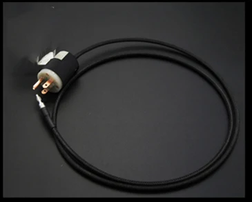 US plug Cable 1 HiFi аудио GND усилитель декодер динамик аудио заземление коробка настройки мощности очиститель электронный черный отверстие большой средний - Цвет: US plug Cable 1