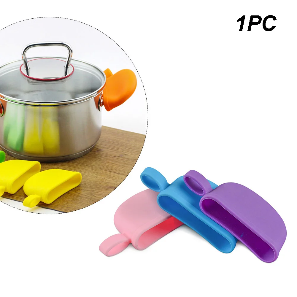 Pot Holder Grip Sleeve Heat Resistant Handle Cover Anti-scalding Anti-skid Cookware Safe Silicone Kitchen Utensil Saucepan