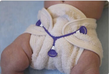 Детские Тканевые крепления для подгузников для младенцев пояс подгузника пряжки заколки для волос для маленьких 5 шт./пакет